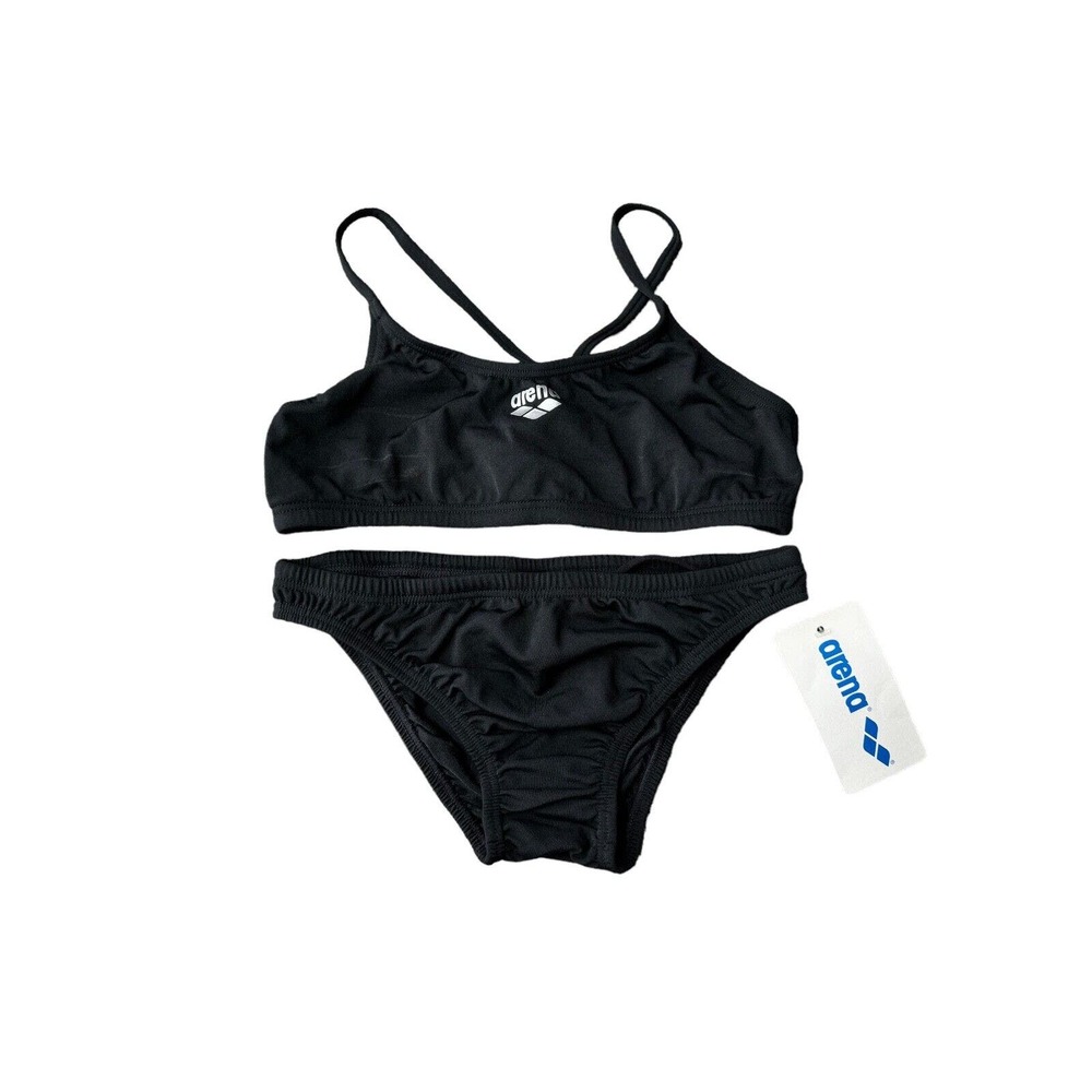 Arena Women's Black Lacy Two Piece Swimsuit Size 32 NEW